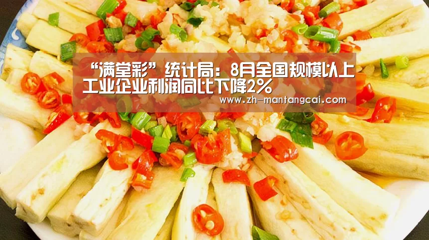 “满堂彩”统计局:8月全国规模以上工业企业利润同比下降2%(图2) 满堂彩